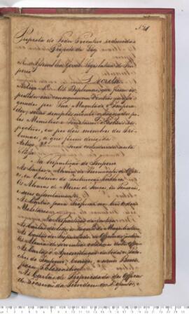 Autógrafo do Projeto de Lei de 20-10-1827 sobre os Diplomas já assinados por Sua Majestade o Imperador