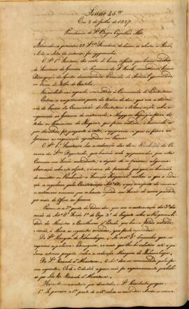 Ata da 45ª Sessão do dia 02-07-1827