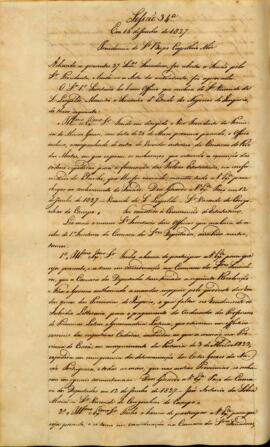 Ata da 34ª Sessão do dia 16-06-1827