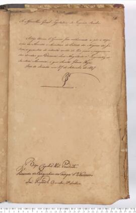 Autógrafo de 27-09-1827 do Projeto de Resolução de 13-09-1827 aprovado pela Câmara dos Deputados e remetido à Câmara dos Senadores sobre Autorização para Pagamento de Dívidas Deixadas pela Imperatriz Maria Leopoldina