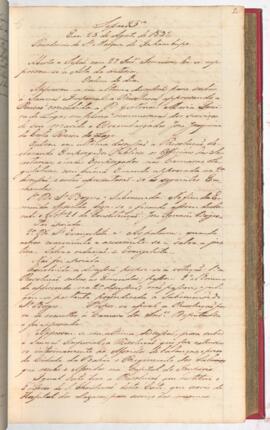 Ata da 85ª Sessão do dia 23-08-1832