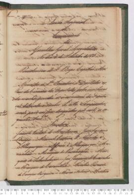 Ata da Sessão Imperial de Encerramento da Assembléia Geral Legislativa do dia 03-09-1829