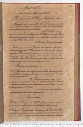 Ata da 11ª Sessão do dia 15-05-1829