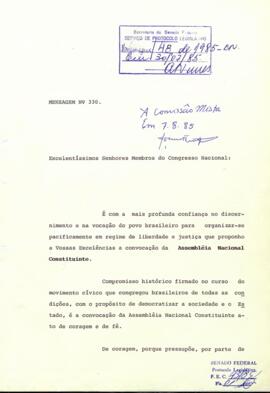 Mensagem nº 48/1985 - CN