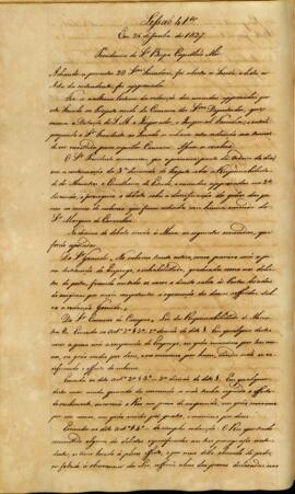 Ata da 41ª Sessão do dia 26-06-1827