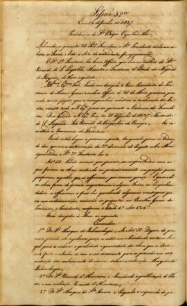 Ata da 32ª Sessão do dia 12-06-1827