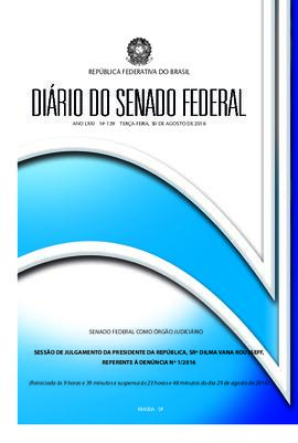 DSF 139, de 30 de agosto de 2016.