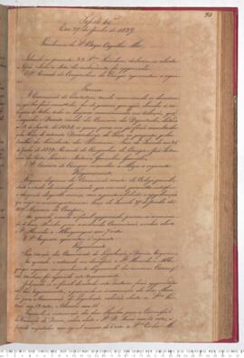 Ata da 40ª Sessão do dia 27-06-1829