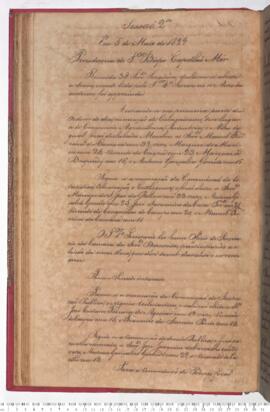 Ata da 2ª Sessão do dia 05-05-1829