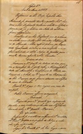 Ata da 5ª Sessão do dia 08-05-1827