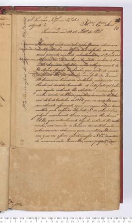 Autógrafo da Resolução de 19-06-1827 sobre o Requerimento da concessão do aporte de Montepio